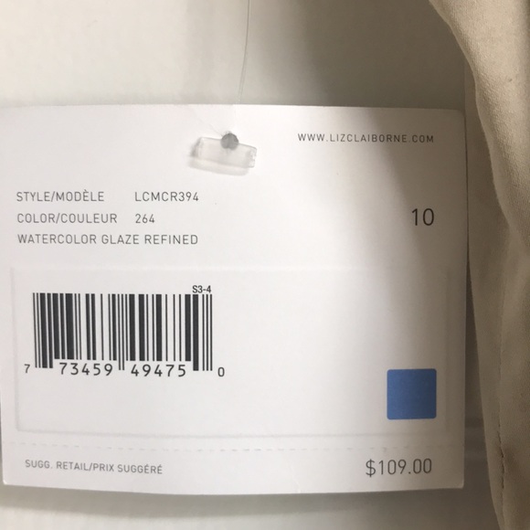 Lightweight, fully lined, ecru dress - Picture 7 of 7